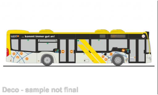 Mercedes Citaro 1/87 Rietze WestVerkehr Geilenkirchen 2015 modellino in miniatura