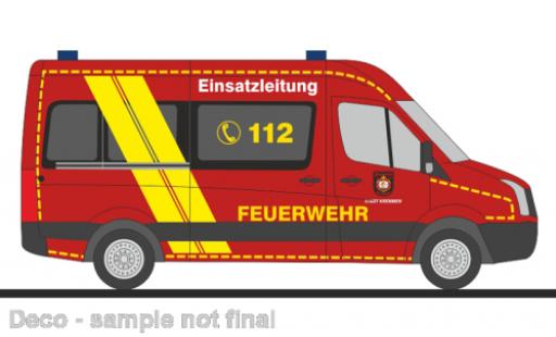 Volkswagen Crafter 1/87 Rietze fourgon HD pompiers Kremmen modellino in miniatura