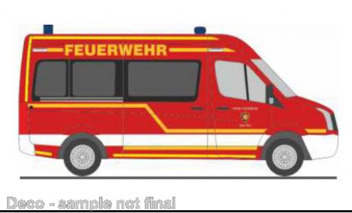 Volkswagen Crafter 1/87 Rietze pompiers Bad Tölz modellino in miniatura