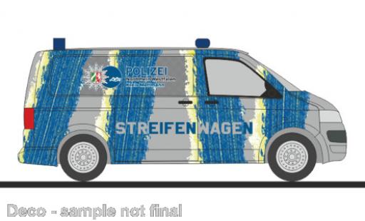 Volkswagen T5 1/87 Rietze Streifenwagen police NRW 2010 modellino in miniatura
