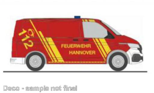 Volkswagen T6 1/87 Rietze .1 fourgon pompiers Hannover modellino in miniatura
