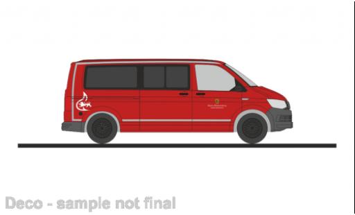 Volkswagen T6 1/87 Rietze bus Landesfeuerwehrschule Baden - Württemberg modellino in miniatura