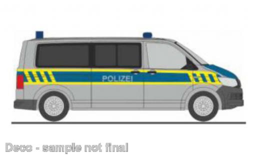 Volkswagen T6 1/87 Rietze bus police Sachsen-Anhalt modellino in miniatura