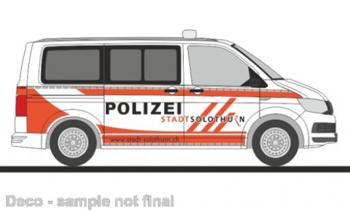 Volkswagen T6 1/87 Rietze bus police Solothurn (CH) modellino in miniatura
