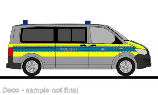 Volkswagen T6 1/87 Rietze bus police Thüringen modellino in miniatura