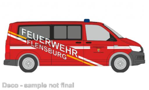 Volkswagen T6 1/87 Rietze pompiers Flensburg - Engelsby modellino in miniatura