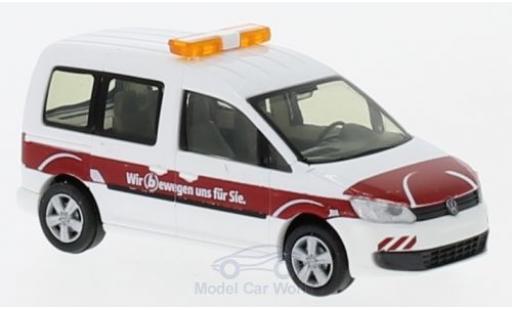 Volkswagen Caddy 1/87 Rietze Braunschweiger Verkehrs GmbH 2011 modellino in miniatura