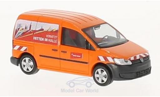 Volkswagen Caddy 1/87 Rietze Energieversorgung Halle Netz GmbH 2011 modellino in miniatura