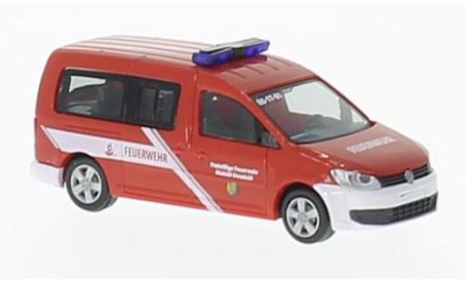 Volkswagen Caddy 1/87 Rietze FW Niebüll-Deezbüll modellino in miniatura