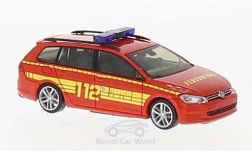 Volkswagen Golf V 1/87 Rietze 7 Variant Feuerwehr Bad Soden a. Taunus modellino in miniatura