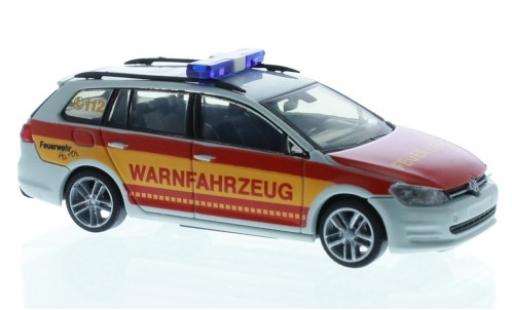 Volkswagen Golf 1/87 Rietze VII Variant Feuerwehr Hürth Warnfahrzeug modellino in miniatura