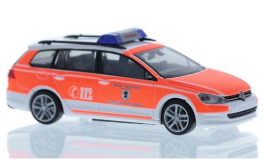 Volkswagen Golf 1/87 Rietze VII Variant Feuerwehr Wolfratshausen modellino in miniatura