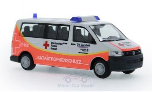 Volkswagen T5 1/87 Rietze DRK - Katastrophenschutz Gersfeld 2010 modellino in miniatura