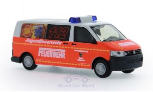 Volkswagen T5 1/87 Rietze Feuerwehr Künzell-Engelhelms 2010 modellino in miniatura