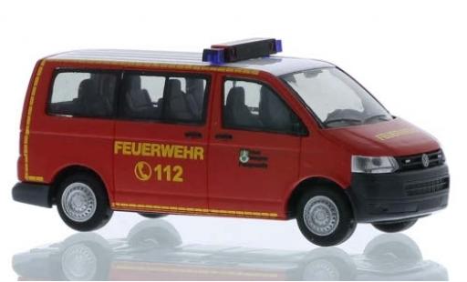 Volkswagen T5 1/87 Rietze Feuerwehr Salzgitter 2010 modellino in miniatura