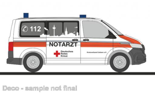 Volkswagen T6 1/87 Rietze .1 Bus DRK Uelzen 1:87 modellino in miniatura