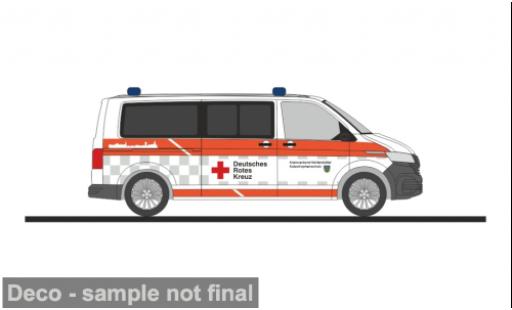 Volkswagen T6 1/87 Rietze .1 DRK Wolfenbüttel 1:87 modellino in miniatura