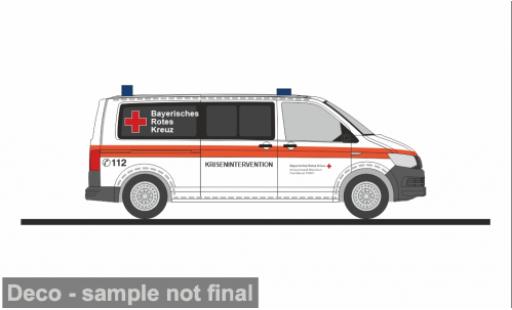 Volkswagen T6 1/87 Rietze BRK München Krisenintervention 1:87 modellino in miniatura