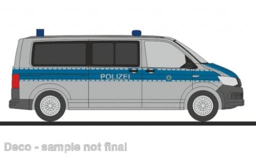 Volkswagen T6 1/87 Rietze Bus Bereitschaftspolizei Dresden 1:87 modellino in miniatura