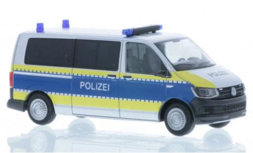Volkswagen T6 1/87 Rietze Bus Polizei Hamburg modellino in miniatura