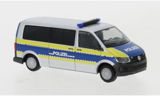 Volkswagen T6 1/87 Rietze Bus Polizei Mecklenburg-Vorpommern langer Radstand modellino in miniatura