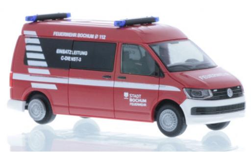 Volkswagen T6 1/87 Rietze Feuerwehr Bochum C-Dienst modellino in miniatura