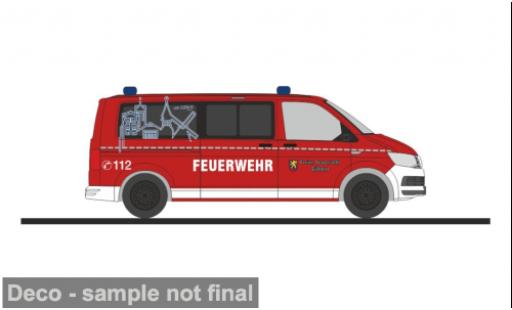 Volkswagen T6 1/87 Rietze Feuerwehr Gifhorn 1:87 modellino in miniatura