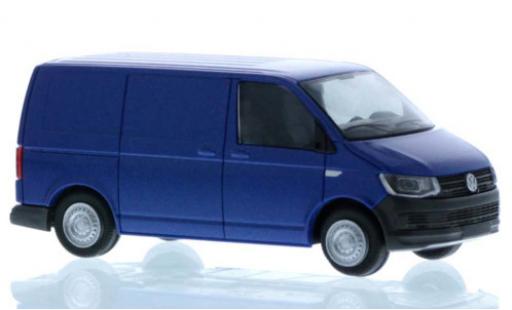 Volkswagen T6 1/87 Rietze Kasten blu court- empattement modellino in miniatura