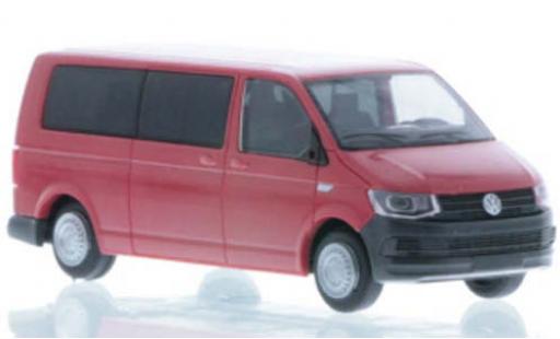 Volkswagen T6 1/87 Rietze LR Bus FD rosso modellino in miniatura