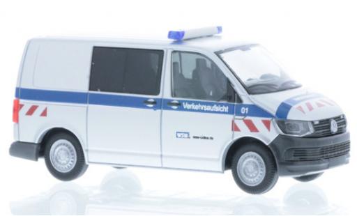 Volkswagen T6 1/87 Rietze Verkehrsaufsicht Wuppertal modellino in miniatura