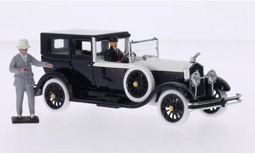 Isotta Fraschini 1/43 Rio 8A Torpedo Fleetwood nero/beige RHD 1925 Rudolph Valentino avec 2 figurines modellino in miniatura