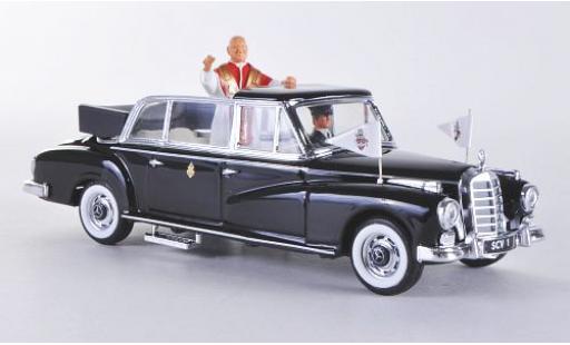 Mercedes 300 1/43 Rio D nero 1960 Pape Giovanni XXIII modellino in miniatura