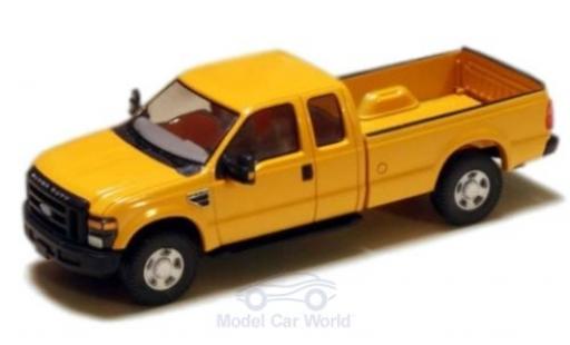 Ford F-250 1/87 River Point XLT Super Cab giallo 2008 modellino in miniatura