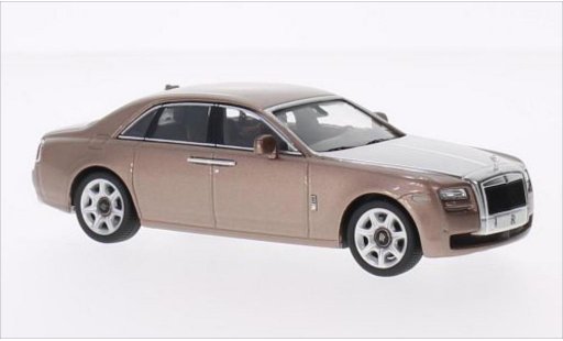Rolls Royce Ghost Base 1/43 IXO metallicoo marrone/grigio 2010 modellini auto