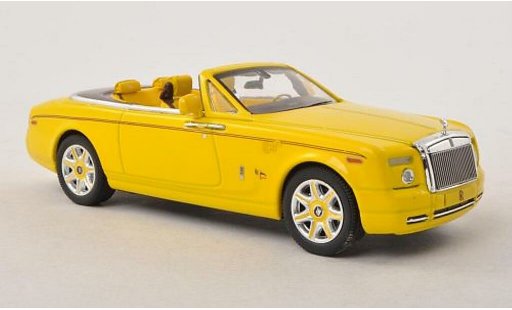 Rolls Royce Phantom Drophead Coupe 1/43 IXO Bijan Pakzad giallo modellini auto