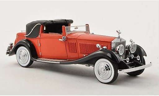 Rolls Royce Phantom 1934 1/43 Neo II Owen Sedanca Coupe Gurney Nutting (64PY) rosso/nero RHD modellini auto