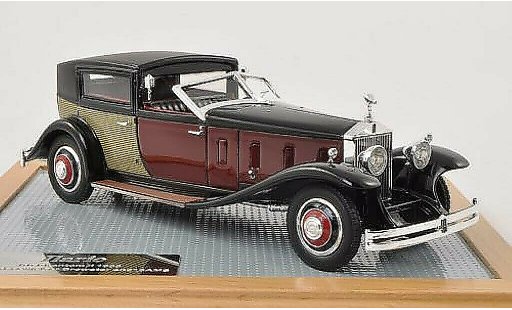 Rolls Royce Phantom 1933 1/43 Ilario II Special Town Car Brewster nero/rosso/beige modellini auto