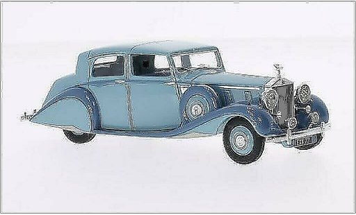 Rolls Royce Phantom Hooper 1/43 Ilario III Sedanca De Ville blu/grigio RHD 1938 modellini auto