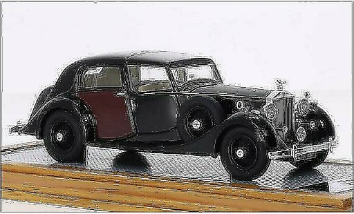Rolls Royce Phantom Park Ward 1/43 Ilario III Sedanca de Ville nero/rosso RHD 1937 modellini auto