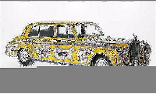 Rolls Royce Phantom John Lennon 1/18 Paragon V MPW RHD modellini auto