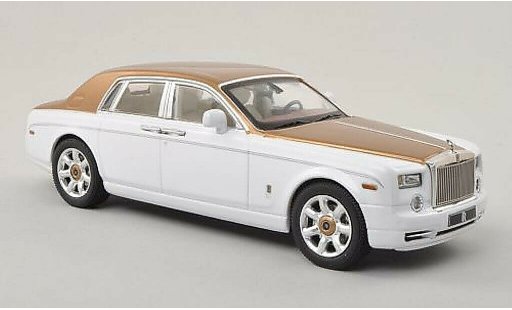Rolls Royce Phantom 2010 1/43 IXO bianco/gold LHD modellini auto
