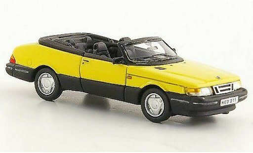 Saab 900 Cabriolet 1/87 Neo Cabrio giallo 1987 modellini auto