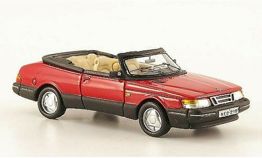 Saab 900 Cabriolet 1/87 Neo Cabrio rosso 1987 modellini auto