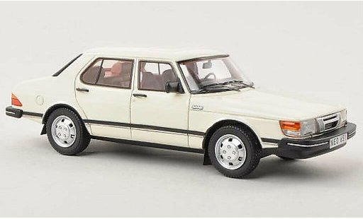 Saab 900 GLi 1/43 Neo bianco 4-Turer 1981 modellini auto