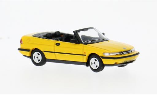 Saab 900 1/87 Minichamps Turbo 16S (Aero) Cabriolet gelb 1987 1:87 modellino in miniatura