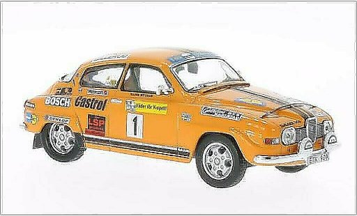 Saab 96 Rally Sweden 1/43 IXO V4 No.1 Svezia 1975 /H.Sylvan modellini auto