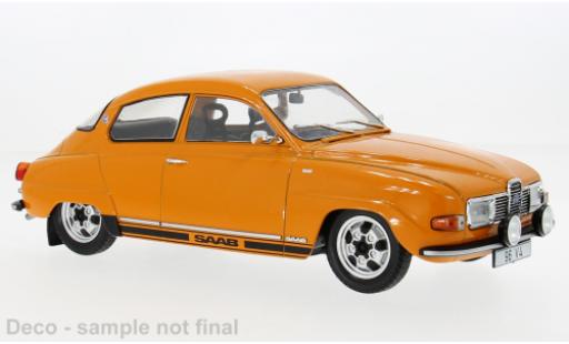 Saab 96 1/18 MCG V4 orange 1970 1:18 modellino in miniatura