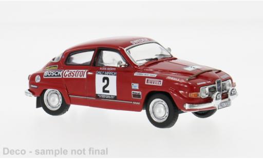 Saab 96 1/43 IXO V4 RAC Rally 1971 #2 S.Blomqvist/A.Hertz 1:43 modellino in miniatura