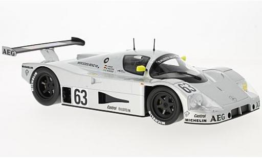 Mercedes C9 1/18 Norev Sauber 24h Le Mans 1989 #63 J.Mass/M.Reuter 1:18 modellino in miniatura