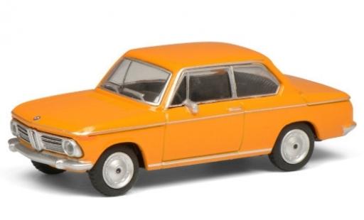 Bmw 2002 1/64 Schuco orange  modellino in miniatura